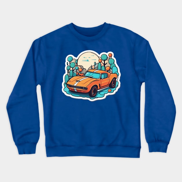 old sports car Crewneck Sweatshirt by XtremePizels